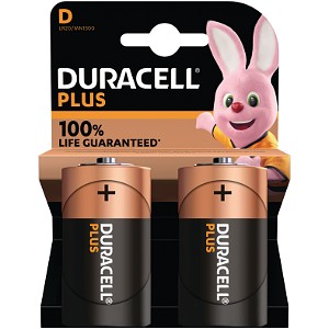 Duracell Plus D Size - 2 Pack