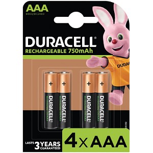 Rechargeable AAA 750mAh - 4 Pack