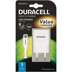 Duracell 1A Phone Charger + Cable