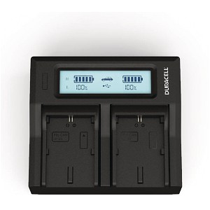 a6600 Duracell LED Dual DSLR Battery Charger