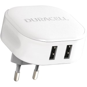 Carregador de telefone /Tablet USB 2x2,4A da Duracell