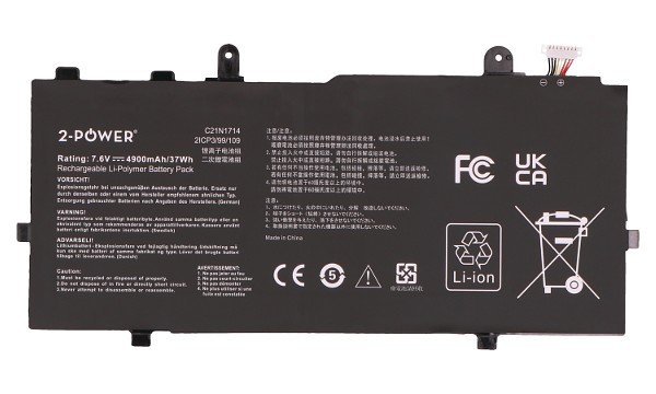 Vivobook Flip TP401CA Bateria (2 Células)