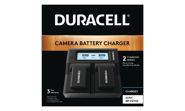 Alpha 7S III Duracell LED Dual DSLR Battery Charger