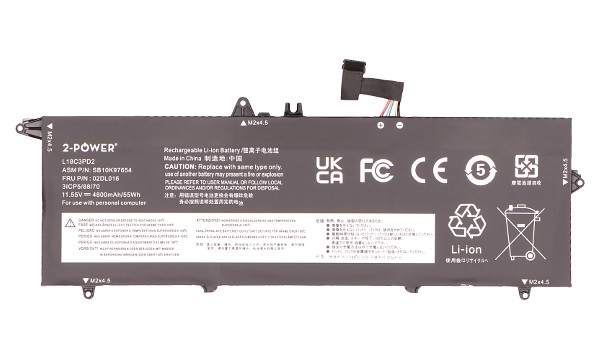 ThinkPad T14s Gen 1 20UH Bateria (3 Células)