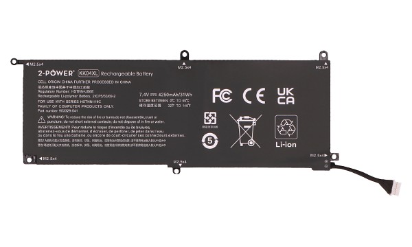 Pro Tablet x2 612 G1-P3E16UT Bateria (2 Células)